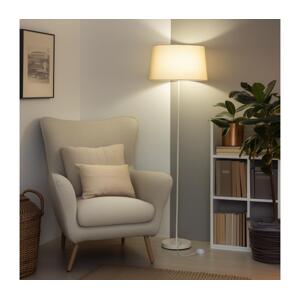 Brilagi - LED Stojací lampa CERIA 1xE27/40W/230V pr. 45 cm béžová/bílá EG300182+EG781043