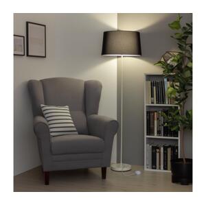Brilagi - LED Stojací lampa CERIA 1xE27/40W/230V pr. 45 cm černá/bílá EG300182+EG781044