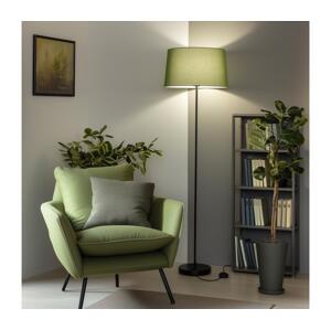 Brilagi - LED Stojací lampa CERIA 1xE27/40W/230V pr. 45 cm zelená/černá EG300181+EG781045