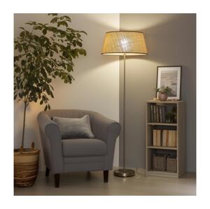 Brilagi - LED Stojací lampa CERIA 1xE27/40W/230V pr. 50 cm béžová/matný chrom EG300183+EG781084