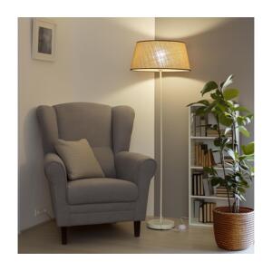 Brilagi - LED Stojací lampa CERIA 1xE27/40W/230V pr. 50 cm béžová/bílá EG300182+EG781084