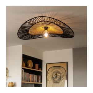 Brilagi - LED Přisazený lustr CERIA BOHO 1xE27/40W/230V pr. 80 cm černá/hnědá EG300175+EG781093