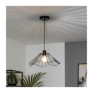 Brilagi - LED Lustr na lanku CERIA WIRE 1xE27/40W/230V pr. 40 cm černá EG300169+EG300155