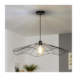 Brilagi - LED Lustr na lanku CERIA WIRE 1xE27/40W/230V pr. 80 cm černá EG300169+EG300157