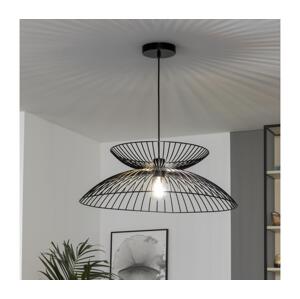 Brilagi - LED Lustr na lanku CERIA WIRE 1xE27/40W/230V pr. 60 cm černá EG300169+EG300159+EG300161