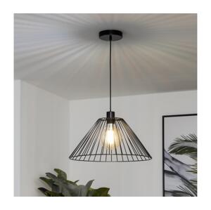 Brilagi - LED Lustr na lanku CERIA WIRE 1xE27/40W/230V pr. 45 cm černá EG300169+EG300164
