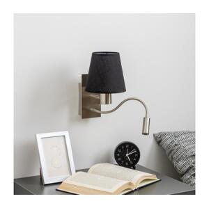 Brilagi Brilagi - LED Nástěnná lampa NUBILA 1xE27/25W/230V + LED/3W chrom/černá