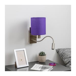 Brilagi Brilagi - LED Nástěnná lampa NUBILA 1xE27/25W/230V + LED/3W chrom/fialová