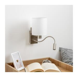 Brilagi - LED Nástěnná lampa NUBILA 1xE27/25W/230V + LED/3W chrom/bílá BG1556+BG1586