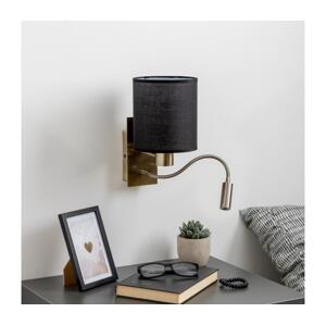 Brilagi Brilagi - LED Nástěnná lampa NUBILA 1xE27/25W/230V + LED/3W mosaz/černá