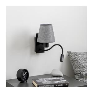 Brilagi Brilagi - LED Nástěnná lampa NUBILA 1xE27/25W/230V + LED/3W černá/šedá