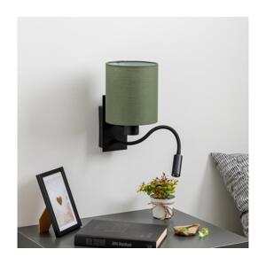 Brilagi - LED Nástěnná lampa NUBILA 1xE27/25W/230V + LED/3W černá/zelená BG1558+BG1576