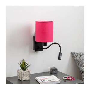 Brilagi Brilagi - LED Nástěnná lampa NUBILA 1xE27/25W/230V + LED/3W černá/růžová