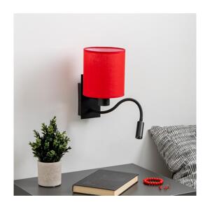 Brilagi Brilagi - LED Nástěnná lampa NUBILA 1xE27/25W/230V + LED/3W černá/červená