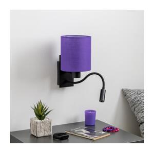 Brilagi Brilagi - LED Nástěnná lampa NUBILA 1xE27/25W/230V + LED/3W černá/fialová