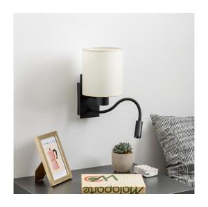 Brilagi Brilagi - LED Nástěnná lampa NUBILA 1xE27/25W/230V + LED/3W černá/krémová