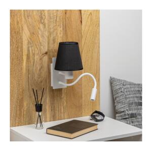 Brilagi Brilagi - LED Nástěnná lampa NUBILA 1xE27/25W/230V + LED/3W bílá/černá