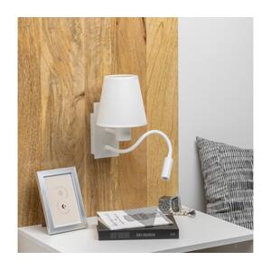 Brilagi - LED Nástěnná lampa NUBILA 1xE27/25W/230V + LED/3W bílá BG1559+BG1573