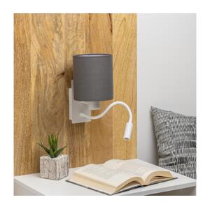Brilagi Brilagi - LED Nástěnná lampa NUBILA 1xE27/25W/230V + LED/3W bílá/antracit