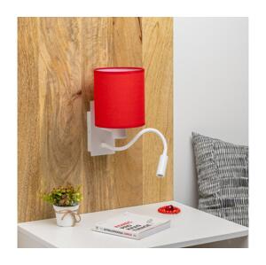 Brilagi Brilagi - LED Nástěnná lampa NUBILA 1xE27/25W/230V + LED/3W bílá/červená