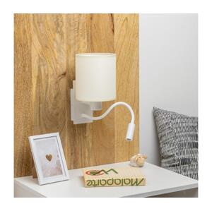 Brilagi Brilagi - LED Nástěnná lampa NUBILA 1xE27/25W/230V + LED/3W bílá/krémová