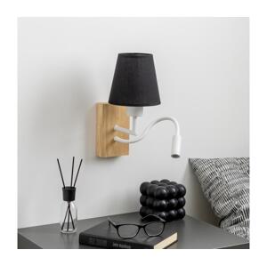 Brilagi Brilagi - LED Nástěnná lampa NUBILA WOOD 1xE27/25W/230V + LED/3W dub/černá