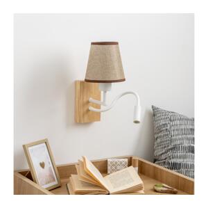 Brilagi Brilagi - LED Nástěnná lampa NUBILA WOOD 1xE27/25W/230V + LED/3W dub/hnědá