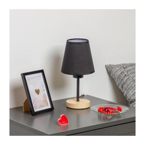 Brilagi Brilagi - Stolní lampa NUBILA WOOD 1xE27/25W/230V dub/černá