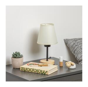 Brilagi - Stolní lampa NUBILA WOOD 1xE27/25W/230V dub/krémová BG1567+BG1572