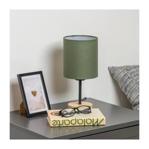 Brilagi - Stolní lampa NUBILA WOOD 1xE27/25W/230V dub/zelená BG1567+BG1576
