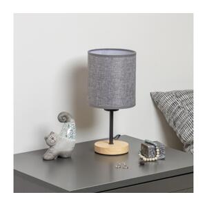 Brilagi - Stolní lampa NUBILA WOOD 1xE27/25W/230V dub/šedá BG1567+BG1582