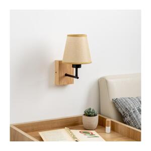 Brilagi Brilagi - Nástěnná lampa NUBILA WOOD 1xE27/25W/230V dub/světle hnědá