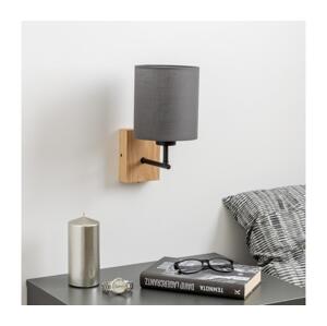Brilagi Brilagi - Nástěnná lampa NUBILA WOOD 1xE27/25W/230V dub/antracit