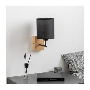 Brilagi Brilagi - Nástěnná lampa NUBILA WOOD 1xE27/25W/230V dub/černá