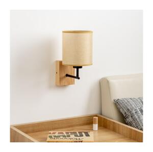 Brilagi - Nástěnná lampa NUBILA WOOD 1xE27/25W/230V dub/světle hnědá BG1561+BG1584