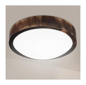 Brilagi - LED Stropní svítidlo CARVALHO SLIM SMOKEY LED/20W/230V dub pr. 27,5 cm LD.PD-8.1