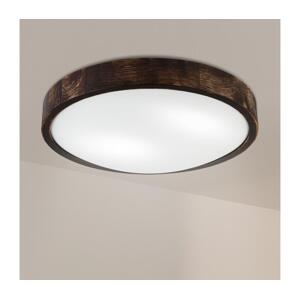 Brilagi - Stropní svítidlo CARVALHO SLIM SMOKEY 2xE27/60W/230V dub pr. 37,5 cm LD.PD-8.2