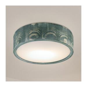Brilagi - Stropní svítidlo PINO 1xE27/15W/230V borovice/zelená pr. 27,5 cm LD-PD-6.1