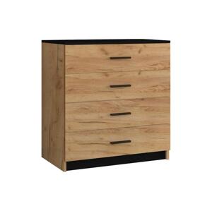 Komoda TIMON dub craft/černá