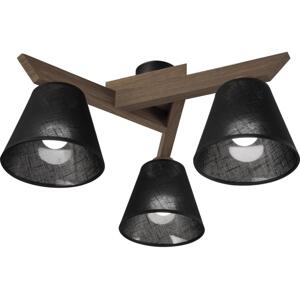 Brilagi Brilagi - Přisazený lustr ANTHONY 3xE14/40W/230V dub/černá