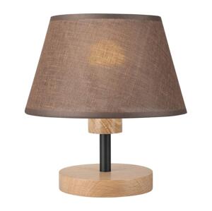 Brilagi Brilagi - Stolní lampa ANTHONY 1xE27/60W/230V dub/hnědá