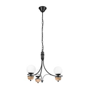 Brilagi Brilagi - Lustr na řetězu COTTAGE 3xG9/40W/230V buk/bílá