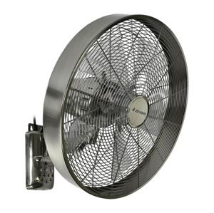 ZE ZE - Nástěnný látor FREEZE 50W/230V pr. 40 cm chrom + dálkové ovládání