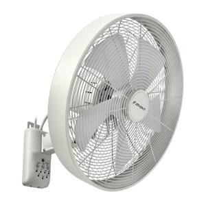 ZE ZE - Nástěnný látor FREEZE 50W/230V pr. 40 cm bílá + dálkové ovládání