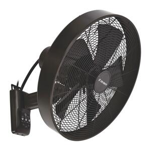 ZE ZE - Nástěnný látor FREEZE 50W/230V černá/hnědá + dálkové ovládání