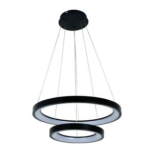 Brilagi - LED Stmív. lustr na lanku FALCON SLIM LED/68W/230V pr. 50 cm černá +DO BRDX1330-2/CR