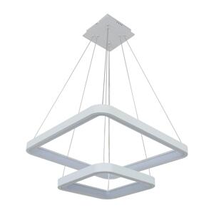 Brilagi - LED Stmív. lustr na lanku FALCON SLIM LED/78W/230V 50x50 cm bílá + DO BRDX1331-2/BI