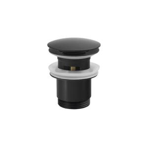 Sapho - Umyvadlová výpusť Click-Clack pr. 6,7 cm matná černá CV1007B