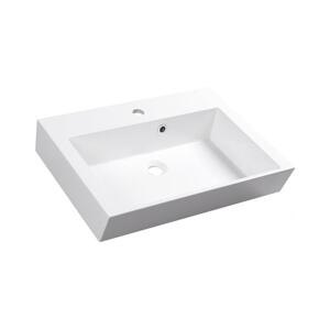 Sapho - Umyvadlo na desku ORINOKO 60x45 cm mramor/bílá OR060