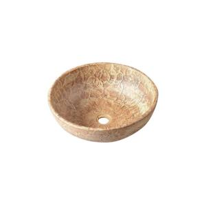 Sapho - Umyvadlo na desku PRIORI pr. 41 cm keramika/hnědá PI010